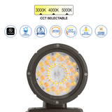 Dark Bronze Cylinder LED Wall Sconce, 20W/16W/10W, Dusk to Dawn Photocell , 2800 Lumens