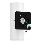 White Cylinder LED Wall Sconce, 20W/16W/10W, Dusk to Dawn Photocell , 2800 Lumens