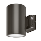 Dark Bronze Cylinder LED Wall Sconce, 38W/31W/19W, Dusk to Dawn Photocell , 5500 Lumens