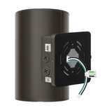 Dark Bronze Cylinder LED Wall Sconce, 38W/31W/19W, Dusk to Dawn Photocell , 5500 Lumens