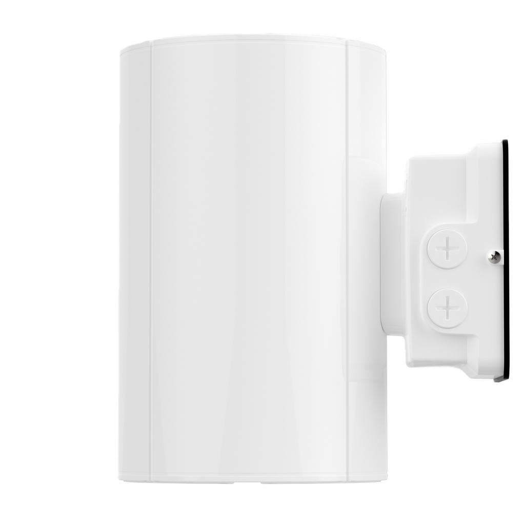 White Cylinder LED Wall Sconce, 38W/31W/19W, Dusk to Dawn Photocell , 5500 Lumens