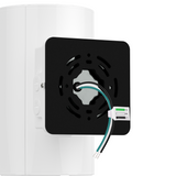 White Cylinder LED Wall Sconce, 38W/31W/19W, Dusk to Dawn Photocell , 5500 Lumens