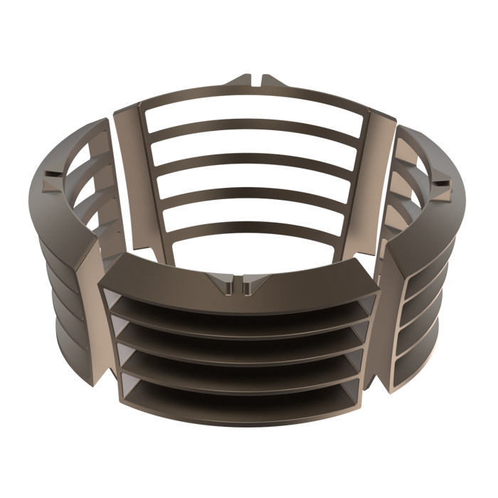 Louver for LED Bollard Light Fixture