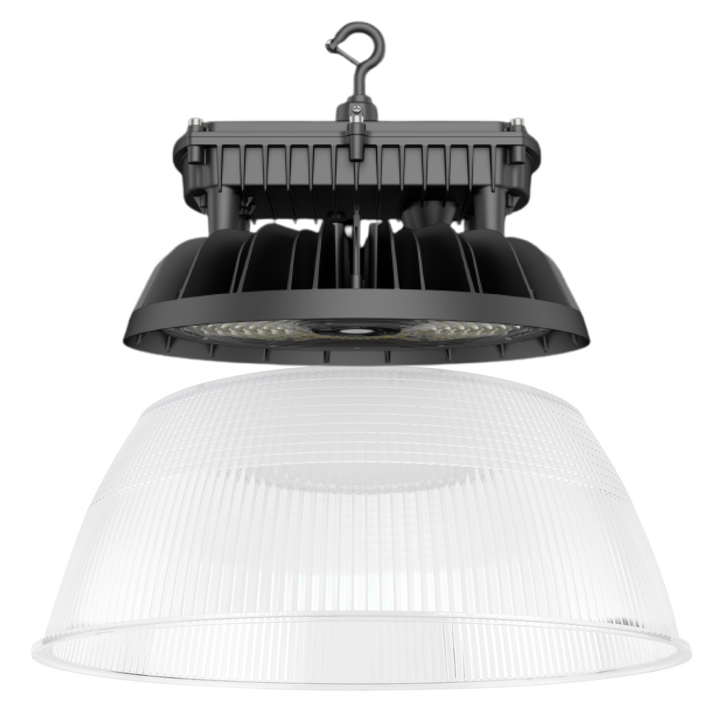 12 Inch Clear Polycarbonate Reflector for 150WS UFO High Bays