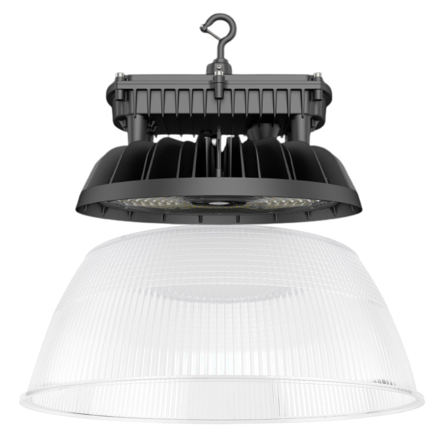12 Inch Clear Polycarbonate Reflector for 150WS UFO High Bays