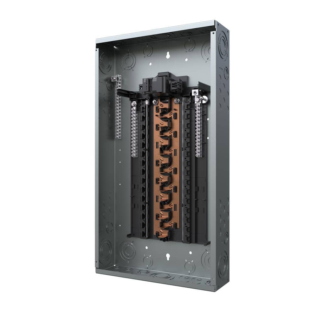 Siemens PN Series 125 Amp 30-Space 30-Circuit Main Breaker Plug-On Neutral Load Center Indoor with Copper Bus, model PN3030B1125C, product view