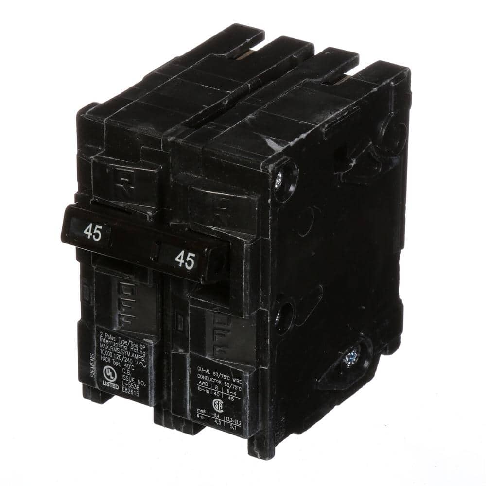 Siemens 30 Amp Double-Pole Type QP Circuit Breaker, model Q230U, product label detail, image 56