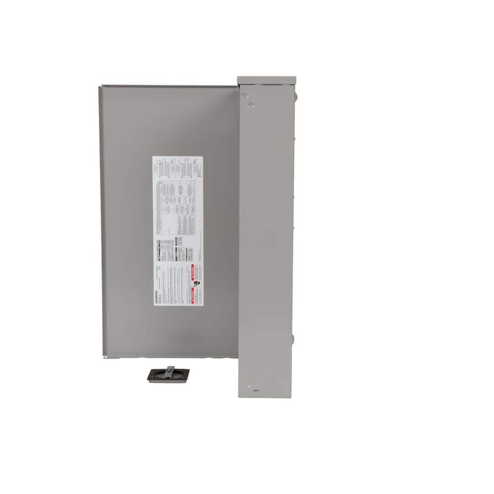 Siemens PN Series 200 Amp 20-Space 40-Circuit Main Lug Plug-On Neutral Load Center Outdoor with Copper Bus, model PNW2040L1200C, alternate product view 3