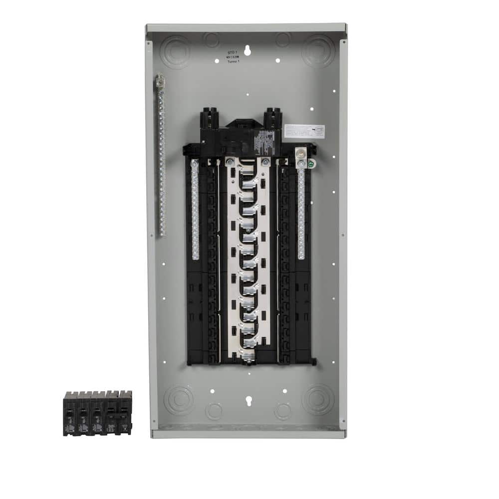 Siemens SN Series 200 Amp 30-Space 48-Circuit Main Breaker Plug-On Neutral Load Center Value Pack, model SN3048B1200P1, alternate product view 2