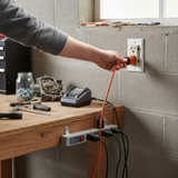 Enerlites Isolated Ground Industrial Grade Heavy Duty 15A Decorator Duplex Receptacle, 5-15R