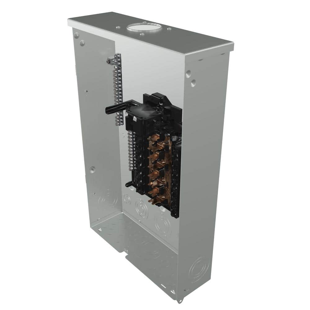 Siemens PN Series 100 Amp 16-Space 32-Circuit Main Breaker Plug-On Neutral Load Center Outdoor with Copper Bus, model PNW1632B1100C, alternate product view 3