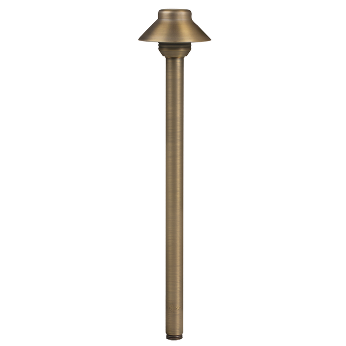 Full view of 3.5 Inch Mini Umbrella Path Light in Antique Bronze