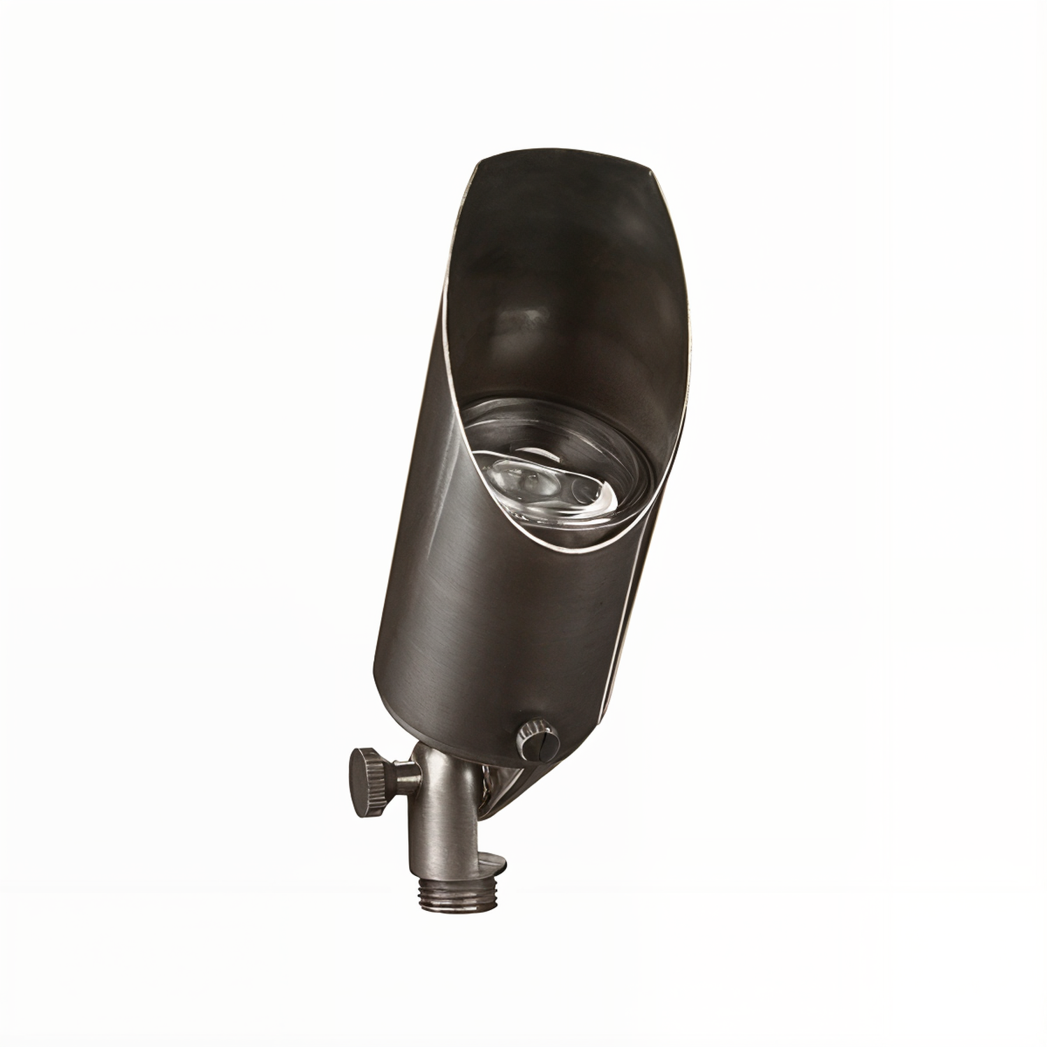 Gun Metal adjustable hooded directional bullet landscape light