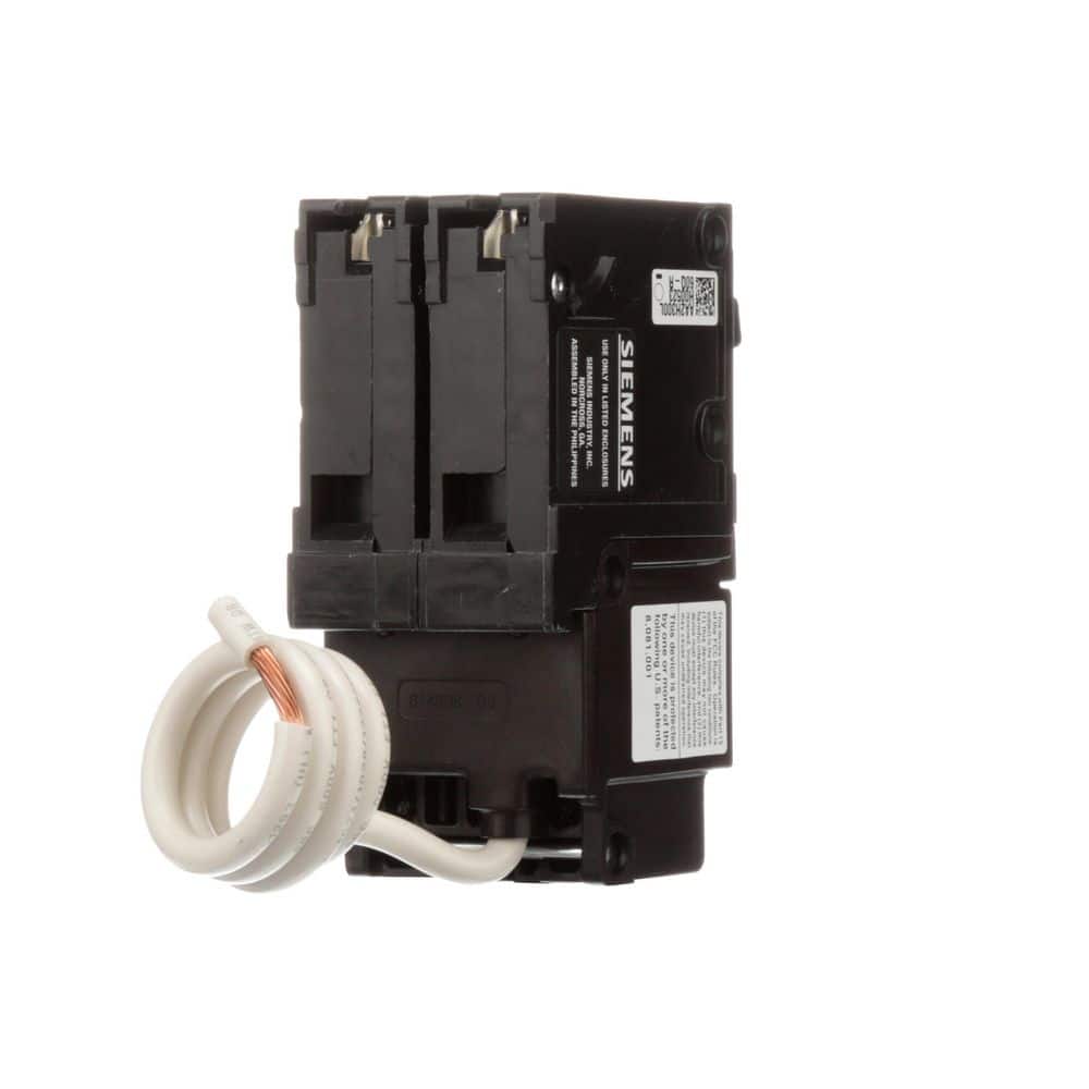 Siemens QPF 2-Pole GFCI Circuit Breaker, model QF230AP, alternate product view 7