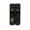 Siemens Type QD Double-Pole Replacement Circuit Breaker, model D220, product label detail, image 1