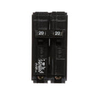Siemens Type QD Double-Pole Replacement Circuit Breaker, model D220, product label detail, image 1