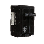 Siemens Type QD Double-Pole Replacement Circuit Breaker, model D220, product label detail, image 6