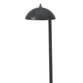Close-up of 4.75 Inch Mini Dome Path Light in Black