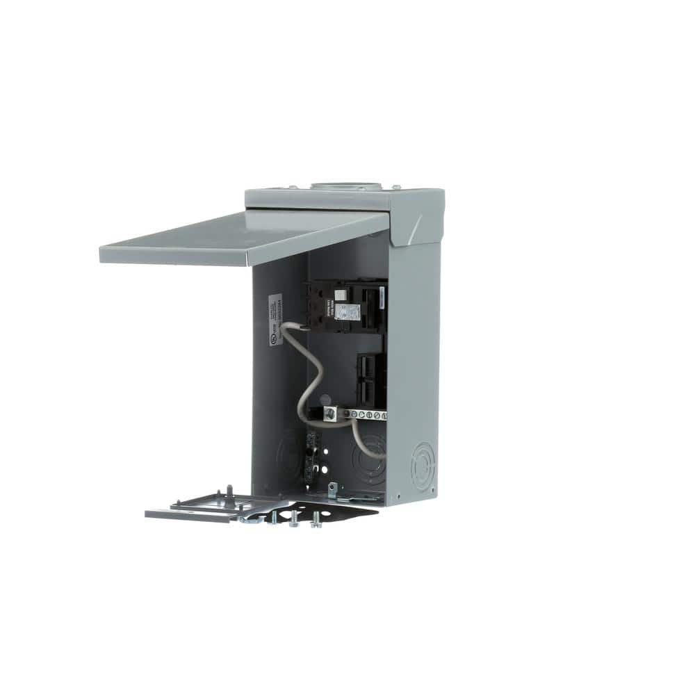 Siemens 125 Amp 4-Space 8-Circuit Main Lug Outdoor Spa Panel With 60 Amp GFCI, model W0408L1125SPA60, alternate product view 4