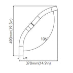 Mounting Arm Kit for Dark Bronze LED Barn Light