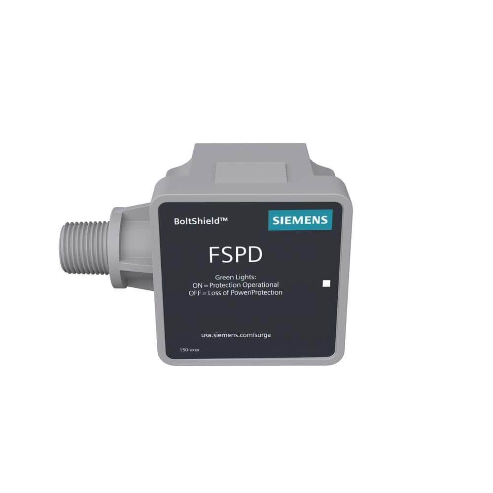 Siemens Boltshield 36kA Single-Phase Type 1 Surge Protective Device, model FSPD036, product label detail, image 2