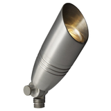 Silver-plated hooded directional bullet landscape light