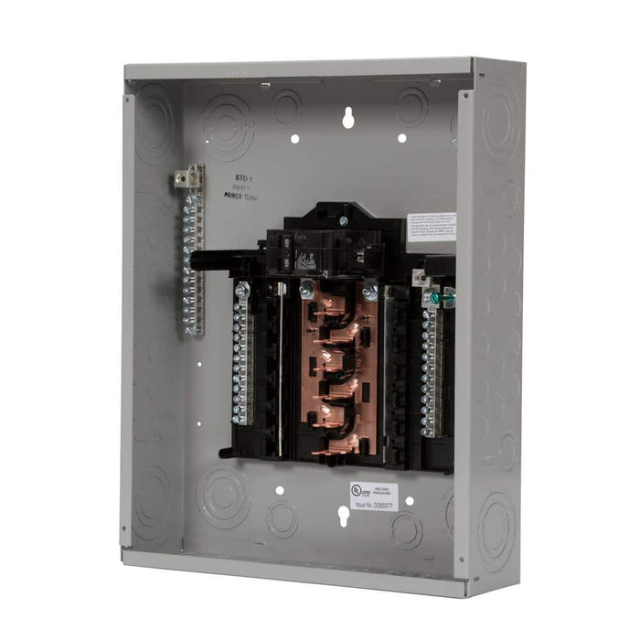 Siemens PN Series 100 Amp 12-Space 24-Circuit Main Breaker Plug-On Neutral Load Center Indoor with Copper Bus, model PN1224B1100C, alternate product view 2