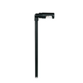 Adjustable single-head path light in black
