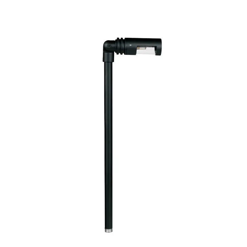 Adjustable single-head path light in black