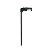 Adjustable single-head path light in black