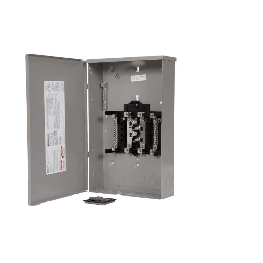 Siemens PN Series 200 Amp 8-Space 16-Circuit Main Lug Plug-On Neutral Trailer Panel Outdoor with Copper Bus, model PNW0816L1200TC, alternate product view 2