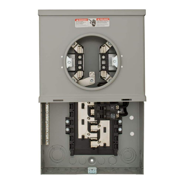 Siemens 100 Amp 10-Space 20-Circuit Overhead Flush Meter Combo Load Center, model MC1020B1100F, product view