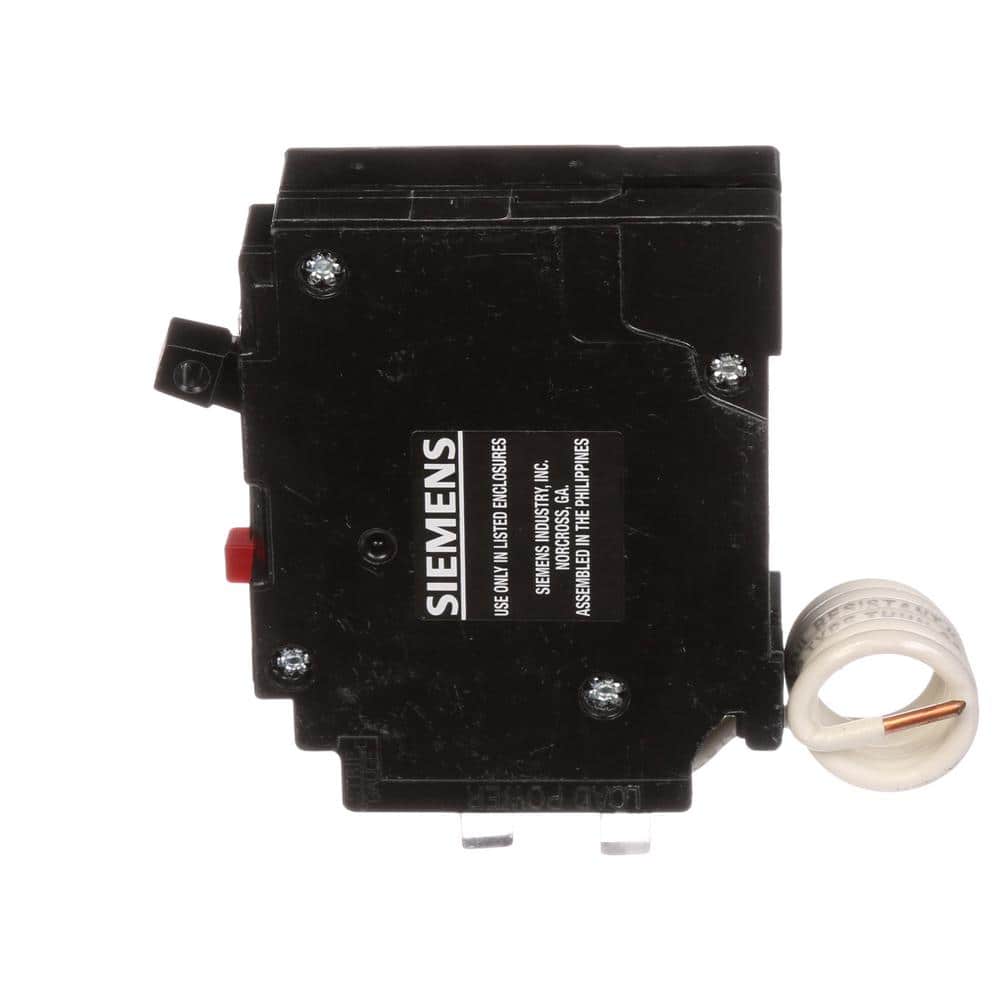 Siemens Type QE Single-Pole Ground Fault Equipment Protection Circuit Breaker, model QE120, alternate product view 8