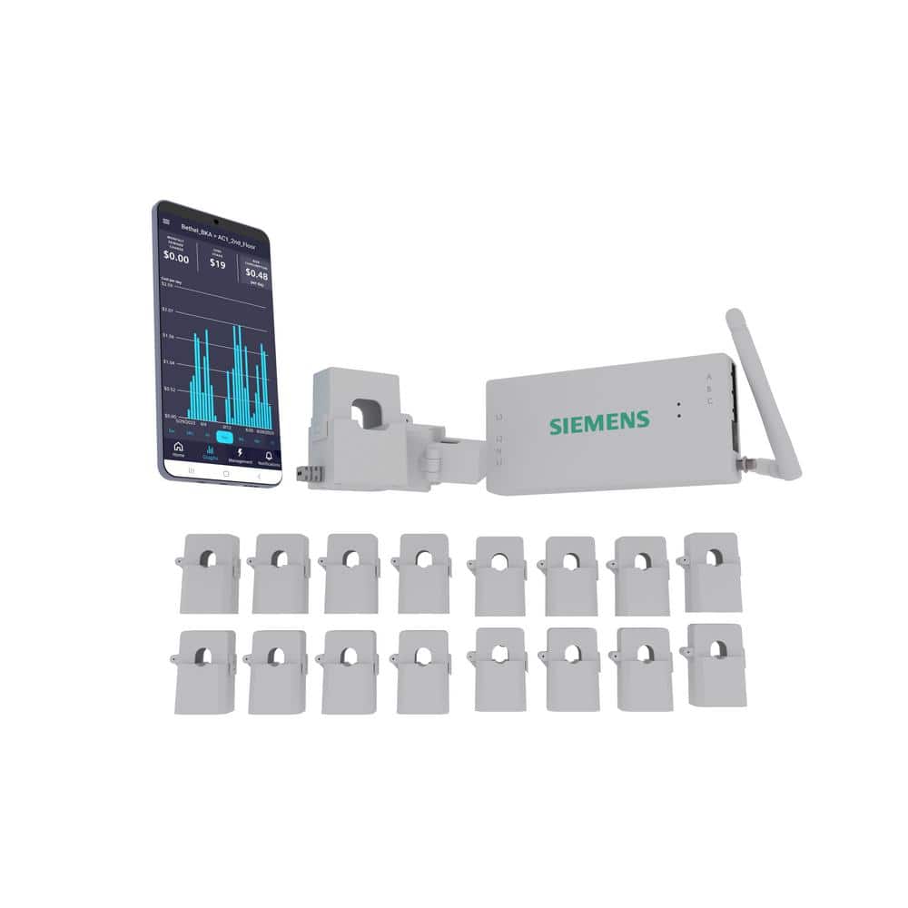 Siemens Inhab Smart Home Energy Monitor, model INHEM1216, product label detail