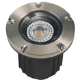Stainless steel open-face round in-ground well light