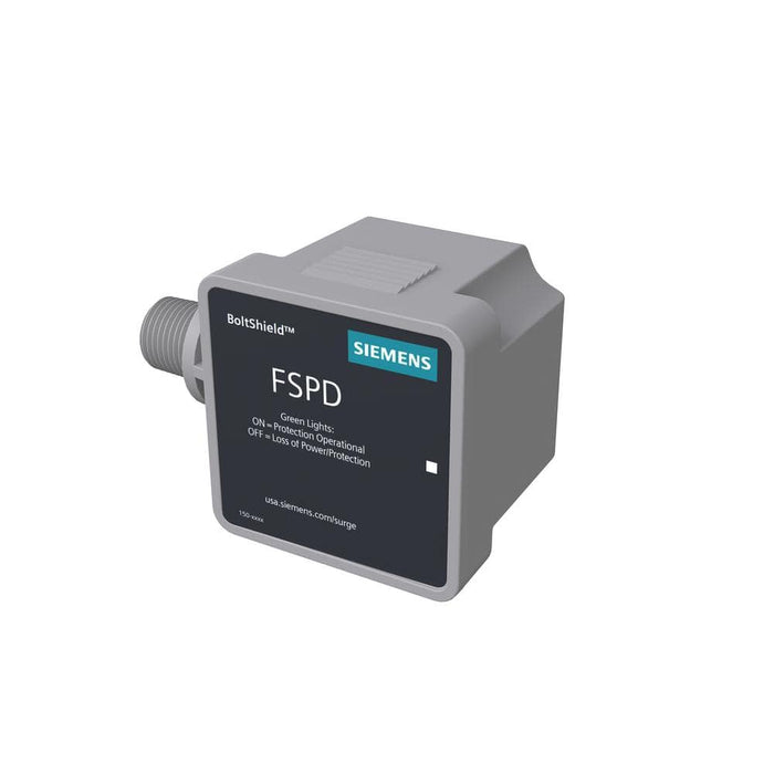Siemens Boltshield 36kA Single-Phase Type 1 Surge Protective Device, model FSPD036, product label detail, image 1
