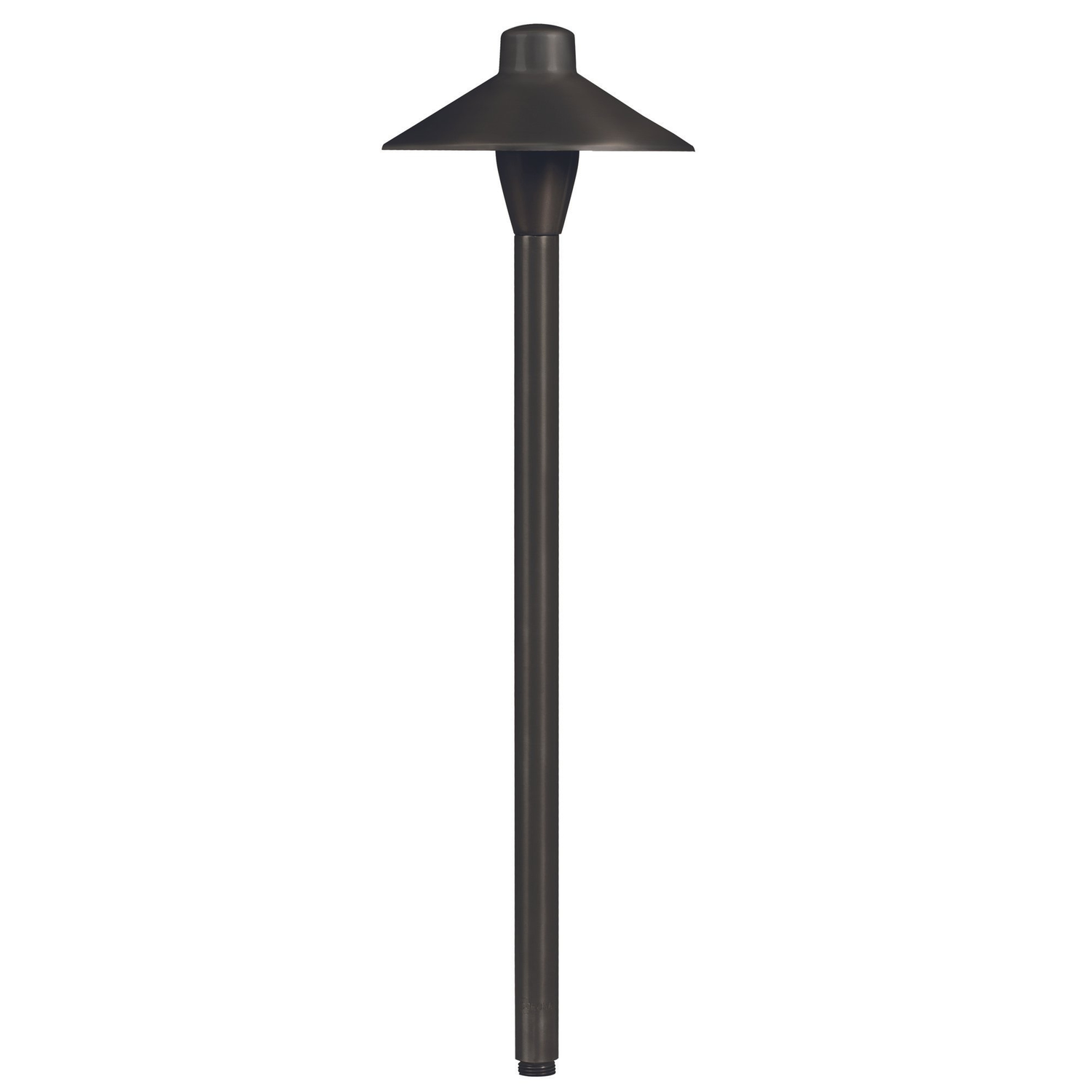 6.75 inch umbrella path light in gun metal