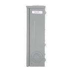 Siemens 200 Amp 4-Jaw No Bypass Ringless Overhead/Underground Fed Meter Socket with Stainless Steel Latch and Hasp, model UAT417-XGF, alternate product view 4