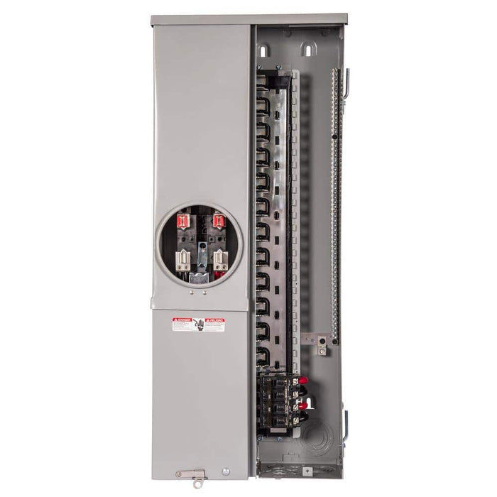Siemens 200-Amp 24-Space 42-Circuit Surface Mount Solar Ready Meter Load Center Combination, model MC2442B1200ESV, product view