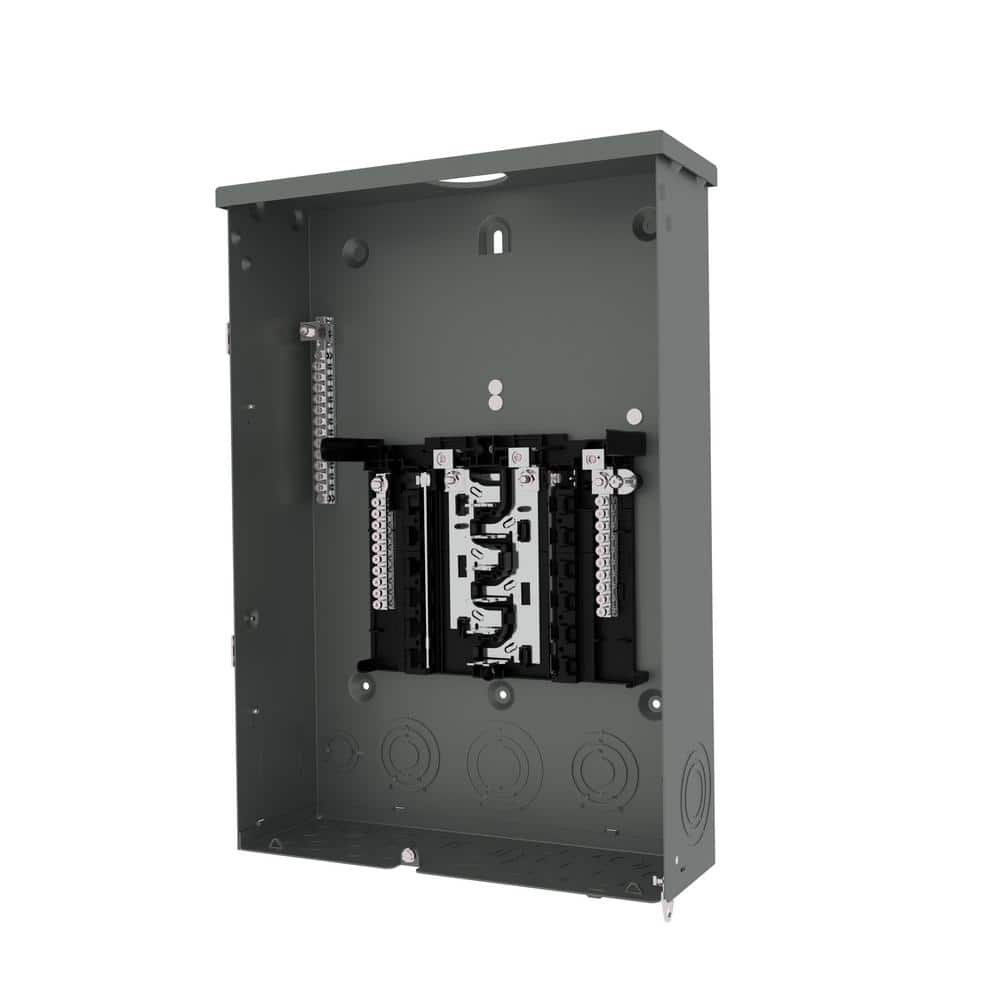 Siemens SN Series 125 Amp 12-Space 24-Circuit Outdoor Main Lug Plug-On Neutral Load Center, model SNW1224L1125, product view