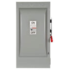 Siemens Heavy Duty 200 Amp 600-Volt 3-Pole Indoor Fusible Safety Switch, model HF364, product label detail