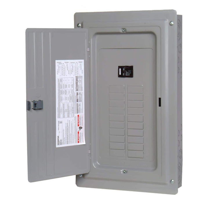 Siemens ES Series 150 Amp 24-Space 42-Circuit Main Breaker Outdoor 3-Phase Load Center, model SW2442B3150, product view