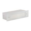Lensed Brick step light in White