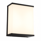LED Wall Sconce, Black Aluminum, 3-1843D Series