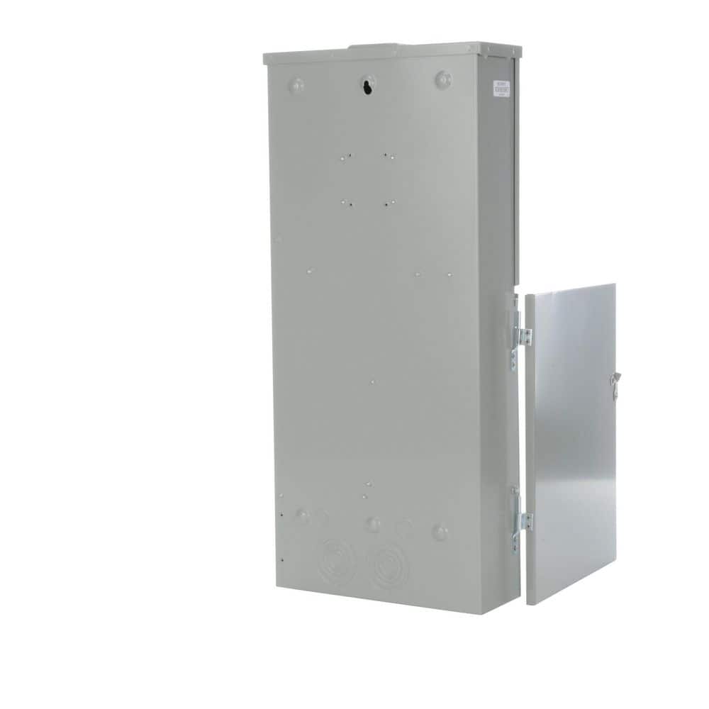 Siemens 200-Amp 8-Space 16-Circuit Overhead/Underground Fed Ringless Type Meter Combo Load Center, model MC0816B120RCT2, alternate product view 4