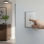 Enerlites Toggle Switch One-Gang Metal Wall Plate, Oversize