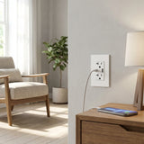 Enerlites 3.6A USB-A/C Wall Outlet, Tamper-Resistant 20A Duplex Receptacles