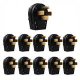 Enerlites Straight Blade Angle Replacement Male Plug 125/250VAC, 14-30P/50P