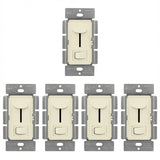 Enerlites LED Dimmer Switch, Slider + Button, Single Pole/3-way