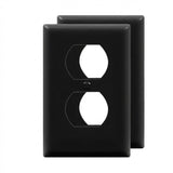 Enerlites Duplex Receptacle One-Gang Wall Plate